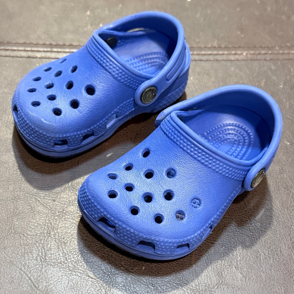 Baby Crocs Blue Clogs